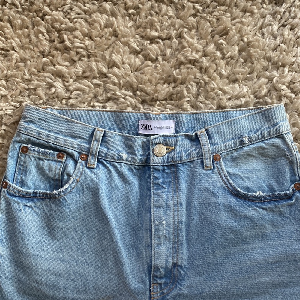 Zara Wide Leg Jeans - Picture 4 of 10